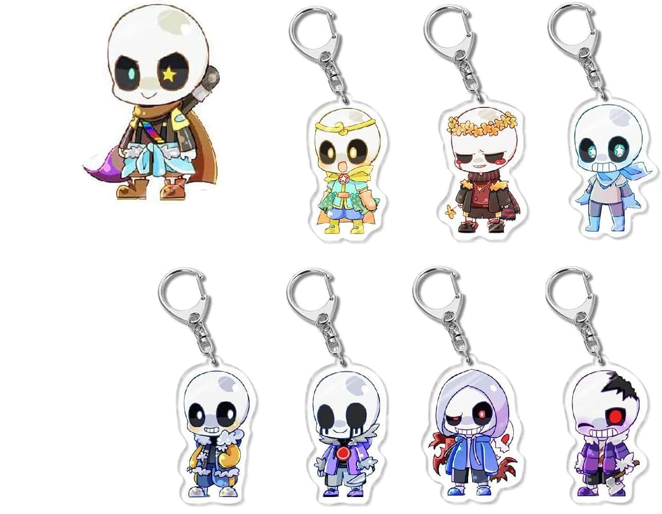 UNDERTALE アンダーテール　フラウィー キーホルダー ゲーム　同人 Amazon | アンダーテールキーホルダー 枚セット[非公式]キー